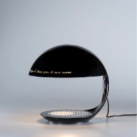 Martinelli Luce Cobra Texture Table Lamp By Luisa Bocchietto