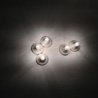Artemide Teti Lampada da Soffitto o Parete Applique Trasparente