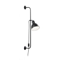 Ideal Lux Shower Lampada da Parete Orientabile e Regolabile in Metallo