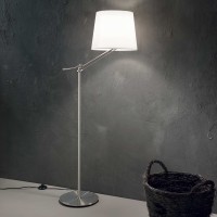 Ideal Lux Regol Floor Lamp in Metal Adjustable in Height