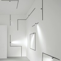 Flos ZERO TRACK Surface Mounted Track for Ceiling or Wall Installation