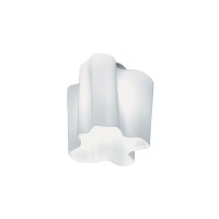 Artemide Logico Elegant Dimmable Ceiling Lamp in Blown Glass