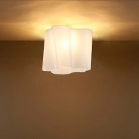 Artemide Logico Mini Lampada da Soffitto Dimmerabile in Vetro Soffiato