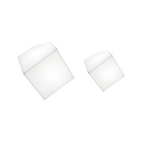 Artemide Edge Cubic Ceiling or Wall Lamp Dimmable IP65