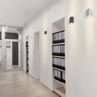 Cattaneo Cubick 2x 4,5W Biemission LED Wall Lamp