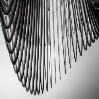 Slamp ARIA 90 XL Lampada Radiale LED da Sospensione By Zaha Hadid