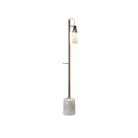 Fontana Arte Galerie Floor LED Lamp with Movable Diffuser