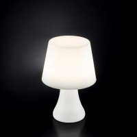 Ideal Lux Live Lumetto Lampada da Tavolo LED a Batteria per Esterno
