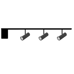 Flos ZERO TRACK Easy Packs Find Me 1 Nero 3 Faretti + Binario 2 mt