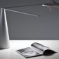 Martinelli Luce Elica Lampada LED da Tavolo Orientabile in Alluminio