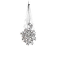 Luceplan Stochastic 48 Sfere Lampada Modulare da Sospensione Metal
