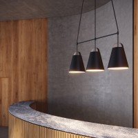 copy of Louis Poulsen Keglen 650 Conical Suspension LED Lamp By BIG