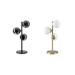 Ideal Lux Perlage Elegant Table Lamp with Spherical Diffusers