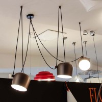 Flos AIM x 5 Punti Luce LED Lampada Sospensione Soffitto