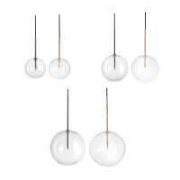 Ideal Lux Equinoxe SP1 Suspension Lamp with Spherical Diffuser