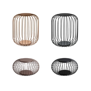 Ideal Lux Djambe Led Modern Floor Lamp in Metal for Outdoor