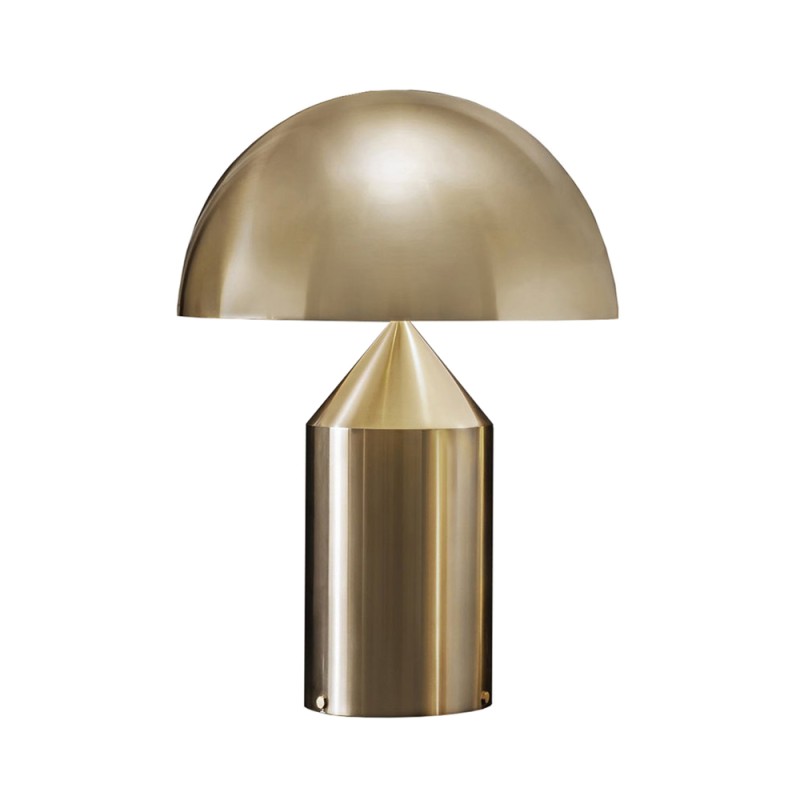 Oluce Atollo 233 Gold Table Lamp Dimmable