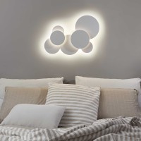 Ideal Lux Cloud Wall or Ceiling Led Lamp in Metal Cloud Shape