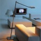 Flos Kelvin F LED Floor Lamp Anthracite Dimmable