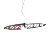 copy of Luceplan Titania Historical Suspension Lamp with Colored Filters