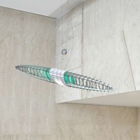 copy of Luceplan Titania Historical Suspension Lamp with Colored Filters