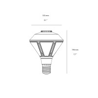 Bot Lighting Shot High Efficiency E27/E40 2 in 1 Led Bulb