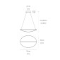 Stilnovo Diphy L76 Curved Suspension Lamp