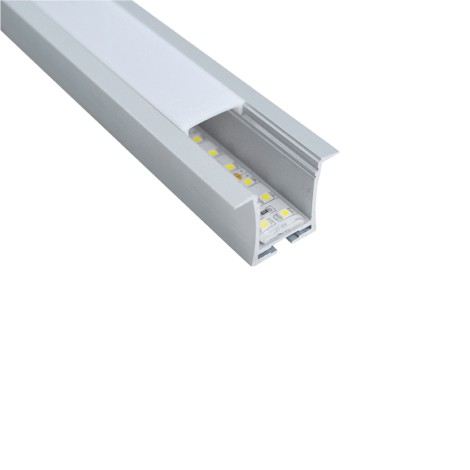 Lampo Profilo ad Incasso con Molle 2 Metri Per Strisce LED