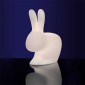 Qeeboo Rabbit Small Battery-Powered RGB LED Lamp for Outdoors