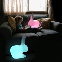 Qeeboo Rabbit Small Lampada LED RGB a Batteria per Esterno