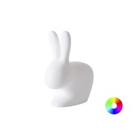 Qeeboo Rabbit Small Lampada LED RGB a Batteria per Esterno