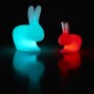 Qeeboo Rabbit Large Lampada LED RGB a Batteria per Esterno