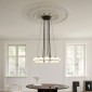 Astep Model 2109/14 Suspension Lamp with Blown Glass Spheres