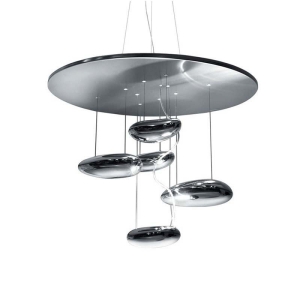 Artemide Mercury Mini Pendant Suspension Lamp Polished Chrome