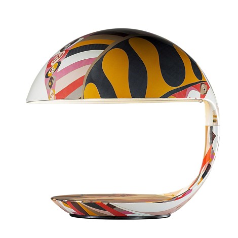 Martinelli Luce Cobra Table Lamp texture Massimo Farinatti