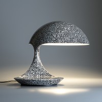 Martinelli Luce Cobra Table Lamp texture A. Femia & A. Simony