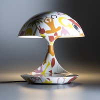 Martinelli Luce Cobra Table Lamp texture Donia Maaoui