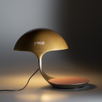 Martinelli Luce Cobra Table Lamp texture Angelo Micheli