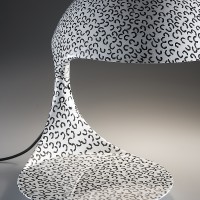 Martinelli Luce Cobra Table Lamp texture Paola Navone