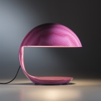 Martinelli Luce Cobra Table Lamp texture Karim Rashid