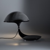 Martinelli Luce Cobra Lampada da Tavolo texture Brian Sironi