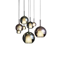 Penta Glo Mini Iconic Sphere Suspension Lamp in Glass