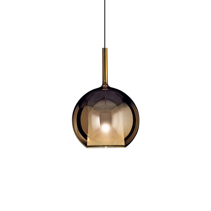 Penta Glo Large Elegant Sphere Suspension Lamp in Glass