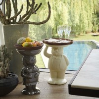 Slide Design Tray in Walnut Wood for AMANDA Table