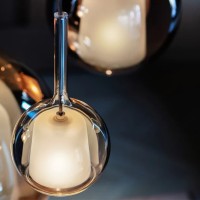 Penta Glo Mini Lampada a Sfera Iconica da Sospensione in Vetro