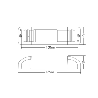 TCI Trasformatore Elettronico WU 150 12V 30-150W Dimmerabili IGBT - TRIAC TCI Trasformatore Elettronico WU 150 12V 30-150W Dimmerabili IGBT - TRIAC