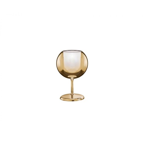 Penta Glo Mini Lampada da Tavolo Elegante in Vetro Specchiato