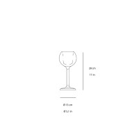 Penta Glo Mini Elegant Table Lamp in Mirrored Blown Glass