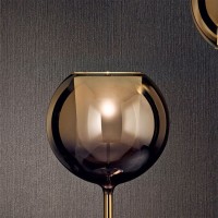 Penta Glo Mini Lampada da Tavolo Elegante in Vetro Specchiato