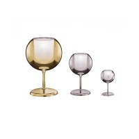 Penta Glo Mini Lampada da Tavolo Elegante in Vetro Specchiato